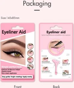 Eyeliner Tool - Wing - Winged Eyeliner - Eyeliner Aid - Applicator - Eyeliner Helper - Mascara Helper - Perfecte Eyeliner - Perfect - Eye Make-Up Tool - -GlowBelle Verkoopwinkel 1007x1200 1