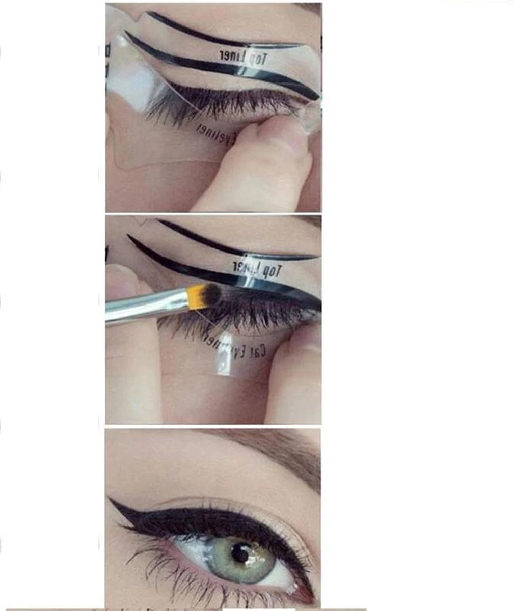 GEAR 3000® Eyeliner Stempel - Stamp - Stencil - Wing - Sjabloon - Smokey Eyes - Herbruikbaar 2 Stuks 3 GEAR 3000® Eyeliner Stempel - Stamp - Stencil - Wing - Sjabloon - Smokey Eyes - Herbruikbaar 2 Stuks - Afbeelding 3