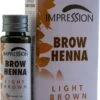 Impression Henna Wenkbrauwverf | Lichtbruin | Light Brown | Brun Clair | Brow Henna | Goed Voor Meer Dan 20 Behandelingen