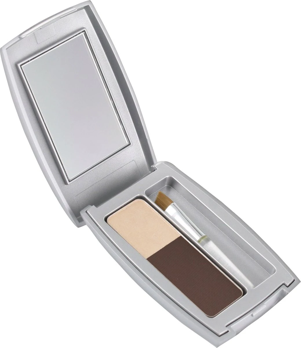 Herome Eye Care Wenkbrauw Poeder Donkerbruin - Compact Brow Powder Dark Brown - Waterproof Verrijkt Met Panthenol - Volumineuze Wenkbrauwen 1 Herome Eye Care Wenkbrauw Poeder Donkerbruin - Compact Brow Powder Dark Brown - Waterproof Verrijkt Met Panthenol - Volumineuze Wenkbrauwen