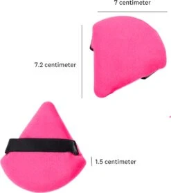 Merkloos Powder Puff - Beauty Blender - Powder Puff Driehoek - 5 Stuks - Hot Pink -GlowBelle Verkoopwinkel 1064x1200 6