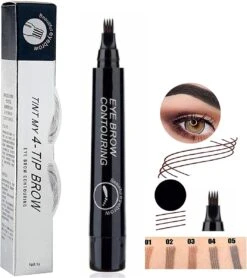 XPRO Microblading Wenkbrauwstift Zwart | Microblading Pen | Wenkbrauwstift | Microblading | Microblading Zwart | Wenkbrauwpen Zwart | Eyebrow Pencil | Wenkbrauwverf | Waterproof Tattoo Wenkbrauw Pen | Wenkbrauwpen |