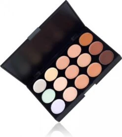 Evvie Contouring Set/ Concealer Palette Met 10-delige Kabuki Kwasten Set 15 Evvie Contouring Set/ Concealer Palette Met 10-delige Kabuki Kwasten Set -GlowBelle Verkoopwinkel 1069x1200