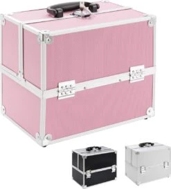 AREBOS Cosmeticakoffer Beauty Case Multikoffer 15 L Roze -GlowBelle Verkoopwinkel 1083x1200 2