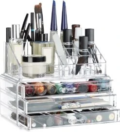 Relaxdays Make-up Organizer Klein - Stapelbaar - Sieradendoosje - Cosmetica - Opbergbox - Doorzichtig 27 Relaxdays Make-up Organizer Klein - Stapelbaar - Sieradendoosje - Cosmetica - Opbergbox - Doorzichtig -GlowBelle Verkoopwinkel 1095x1200 5