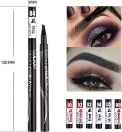 LULAA Microblade Pen - Watervaste Wenkbrauwpen - DONKERBRUIN - Waterproof Tattoo Pen - Make Up - Microblading - Eyebrow -GlowBelle Verkoopwinkel 1106x1200 4