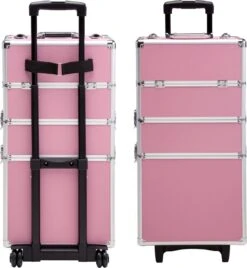 TecTake Cosmetica Koffer Met 3 Etages - Roze - Make-up Koffer 11 TecTake Cosmetica Koffer Met 3 Etages - Roze - Make-up Koffer -GlowBelle Verkoopwinkel 1106x1200 6