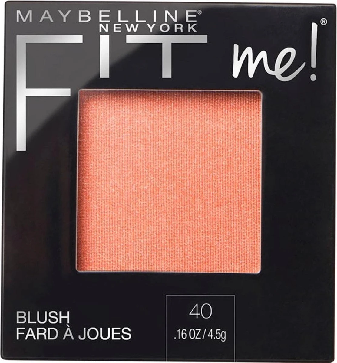 Maybelline Fit Me Blush - 40 Peach - Oranje - Natuurlijk Ogende Rouge 11 Maybelline Fit Me Blush - 40 Peach - Oranje - Natuurlijk Ogende Rouge - Afbeelding 11