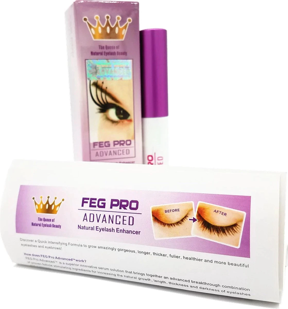 Merkloos FEG Pro Geavanceerde Wimpeserum | Wimper Groei Booster | Wimper Behandelingen | Serum Enhancer | Originele Feg Eyelash Enhancer Eyelash Serum Eyebrow Enhancer Eyebrow Serum 4 Merkloos FEG Pro Geavanceerde Wimpeserum | Wimper Groei Booster | Wimper Behandelingen | Serum Enhancer | Originele Feg Eyelash Enhancer Eyelash Serum Eyebrow Enhancer Eyebrow Serum - Afbeelding 4