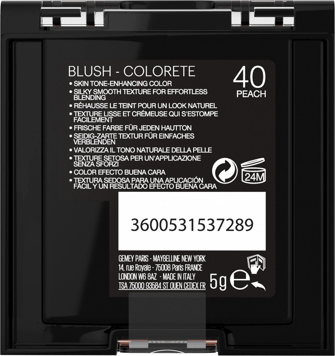 Maybelline Fit Me Blush - 40 Peach - Oranje - Natuurlijk Ogende Rouge 7 Maybelline Fit Me Blush - 40 Peach - Oranje - Natuurlijk Ogende Rouge - Afbeelding 7