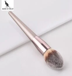 San Vitale® - Luxe Professionele Make Up Kwasten Set - Make Up Brush - Vegan Penselen - Inclusief Pouch - Make Up Pouch Met 10-delig Penselen Set - Champagne/goud -GlowBelle Verkoopwinkel 1139x1200 1