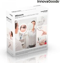 Innovagoods Led Vergrotende Spiegel Met Flexibele Arm En Zuignap Mizoom - Spiegel Met Verlichting - Spiegel - Spiegel Met Zuignap - Spiegel Met Verlichting - Badkamerspiegel Met Led Verlichting - Spiegel Met Verlichting Make Up - Spiegel Met Licht -GlowBelle Verkoopwinkel 1146x1200 3