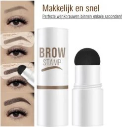 Merkloos Wenkbrauw Stempel – Brow Stamp – Stempelset – Make Up – Bruin – Incl. 34 Sjablonen – Incl. Wenkbrauw Borstel – Waterproof - Herbruikbaar - Cadeau Voor Haar -GlowBelle Verkoopwinkel 1153x1200 1