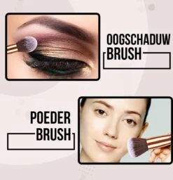 Luxe Make Up Kwasten Set - Make Up Brush - Oogschaduw – Beauty - Foundation Kwast - Poederkwast - Brush - Make Up - Cosmetica - Kwasten Set – Make Up Etui - Make Up Penselen Set – Make Up Set -GlowBelle Verkoopwinkel 1157x1200 5