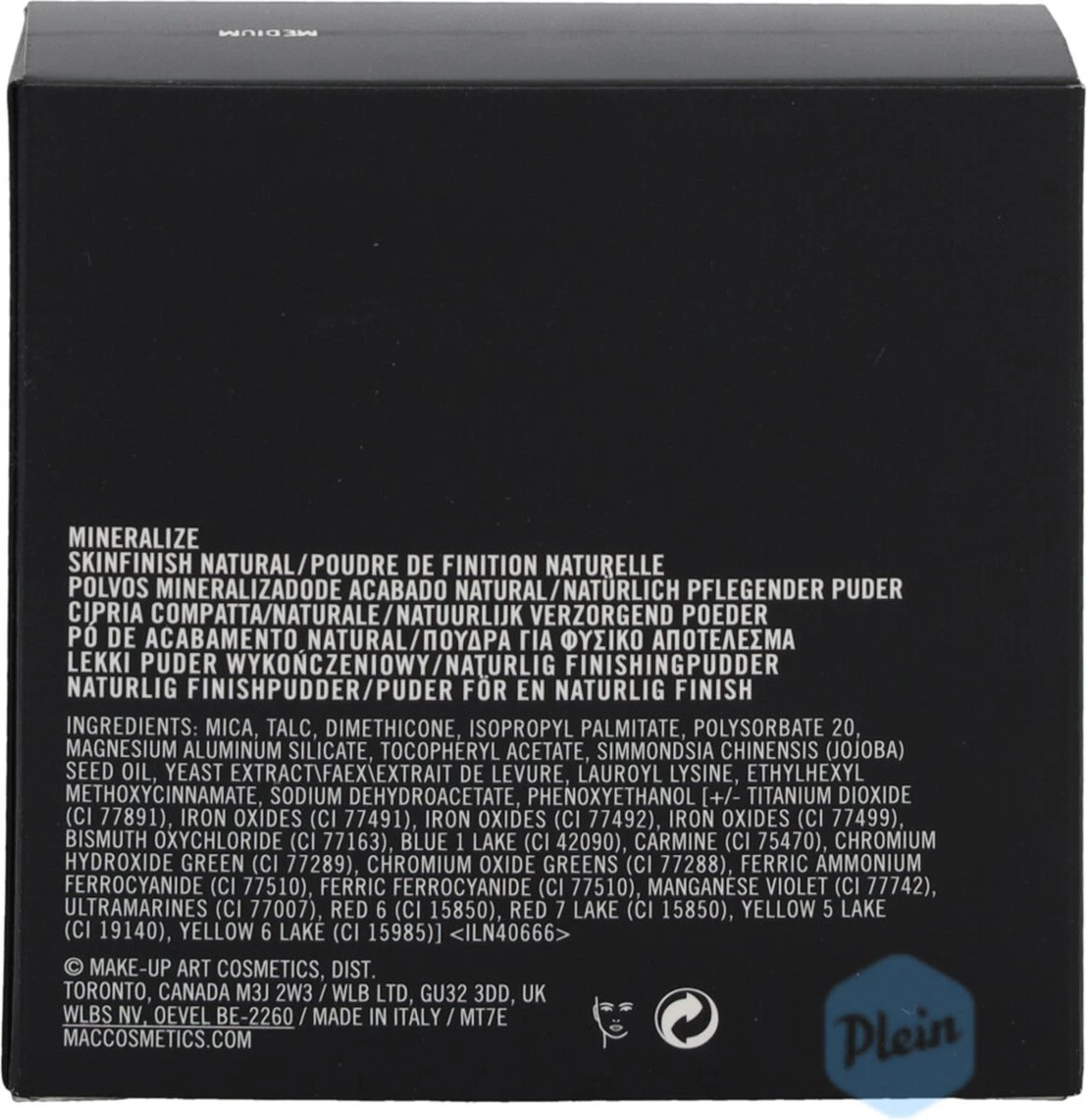 MAC Cosmetics Mineralize Skinfinish Natural - Medium - Gezichtspoeder 7 MAC Cosmetics Mineralize Skinfinish Natural - Medium - Gezichtspoeder - Afbeelding 7