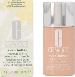 Clinique Even Better Foundation - CN 10 Alabaster - Met SPF 15 19 Clinique Even Better Foundation - CN 10 Alabaster - Met SPF 15 -GlowBelle Verkoopwinkel 1166x1200