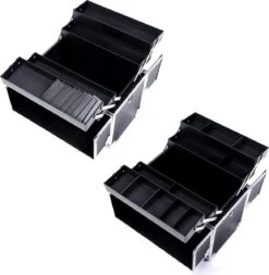 A.T. Shop Cosmeticakoffer, Make-up Koffer, Beauty Case, Bewaren Van Make-up, Nagellak. Zwart -GlowBelle Verkoopwinkel 1172x1200 6