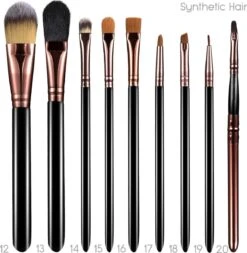 Evvie Professionele 29-delige Make-up Kwasten Set Deluxe Visagie Kwastenset -GlowBelle Verkoopwinkel 1172x1200 8