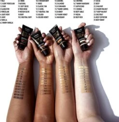 NYX Professional Makeup Born To Glow! Naturally Radiant Foundation - Tan BTGRF12 - Foundation - 30 Ml -GlowBelle Verkoopwinkel 1174x1200