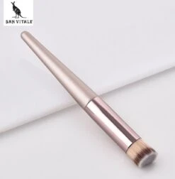 San Vitale® - Luxe Professionele Make Up Kwasten Set - Make Up Brush - Vegan Penselen - Inclusief Pouch - Make Up Pouch Met 10-delig Penselen Set - Champagne/goud -GlowBelle Verkoopwinkel 1175x1200 8