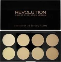Makeup Revolution Cover & Conceal Cream Palette - Light -GlowBelle Verkoopwinkel 1177x1200