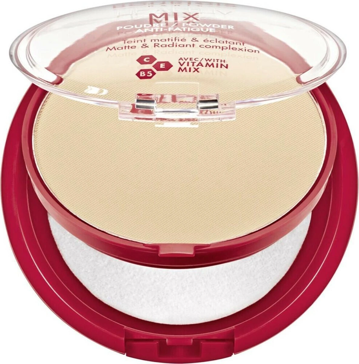 Bourjois Healthy Mix Compact Poeder - 01 Porcelain 2 Bourjois Healthy Mix Compact Poeder - 01 Porcelain - Afbeelding 2