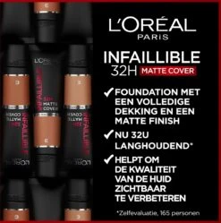 L’Oréal Paris Infallible 32H Matte Cover Foundation - 135 - Foundation Met Een Volledige Dekking En Een Matte Finish - 30 Ml -GlowBelle Verkoopwinkel 1189x1200 10