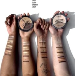 NYX Professional Makeup 3 Steps To Sculpt Face Sculpting Palette - Light 3STS02 - Highlighter En Contouring Make-up - 15 Gr 8 NYX Professional Makeup 3 Steps To Sculpt Face Sculpting Palette - Light 3STS02 - Highlighter En Contouring Make-up - 15 Gr -GlowBelle Verkoopwinkel 1193x1200 6