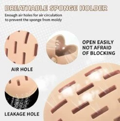 Siliconen Make Up Spons Houder/Fopspeen Bakje/Speen Ophangbare Bak/ Onbreekbare Milieuvriendelijke Make-up Hoes/make-up Spons Houder/ Make-up Tools/ Wasbare Make-up Spons Houder/ SiliconeMake Up Holder/ Ophangbare Make-up Houder /Make-up Tools Reizen -GlowBelle Verkoopwinkel 1193x1200 9