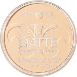 Rimmel London Stay Matte Pressed Powder - 001 Transparent - Powder -GlowBelle Verkoopwinkel 1197x1200 6