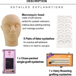 Lashes & More | Wimperextensions Starters Pakket + Luxe Nano Mister | Oefenset Voor Beginnend Wimperstylist | Lash Kit | Oefen Wimper Set -GlowBelle Verkoopwinkel 1198x1200 26