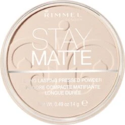 Rimmel London Stay Matte Pressed Powder - 001 Transparent - Powder -GlowBelle Verkoopwinkel 1198x1200 6