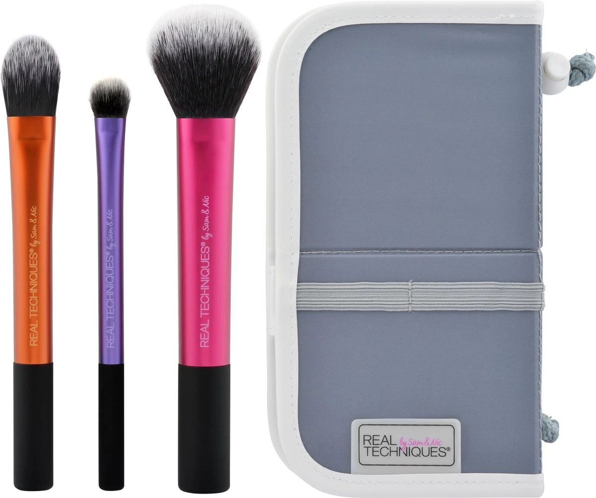 Real Techniques Essentials Set - 3 Delig - Make-up Kwastenset 1 Real Techniques Essentials Set - 3 Delig - Make-up Kwastenset