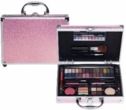 Make Up Koffer Glanzend Roze -GlowBelle Verkoopwinkel 1200x1048 2