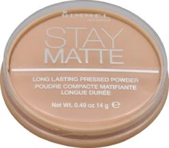Rimmel London Stay Matte Pressed Powder - 001 Transparent - Powder -GlowBelle Verkoopwinkel 1200x1049