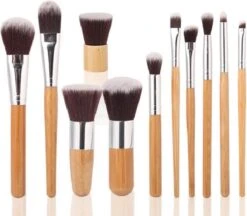 10-delig Bamboe Make-up Geschenkset- Make-up Kwasten - Make Up Brush- Poederkwast -Make Up Penselen Set -Foundation Kwast- Poeder Kwast- Concealer Brush- Lip Brush -GlowBelle Verkoopwinkel 1200x1049 4