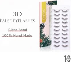 EMEDA 3D Nepwimpers – 10 Paar - Natuurlijke Valse Wimpers - Make-Up Eyelashes -GlowBelle Verkoopwinkel 1200x1051 2
