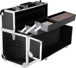 A.T. Shop Cosmeticakoffer, Make-up Koffer, Beauty Case, Bewaren Van Make-up, Nagellak. Zwart -GlowBelle Verkoopwinkel 1200x1072 3