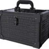 Make Up Koffer- Make Up Organizer- Beautycase -zwart -Make-upkoffer- Multifunctionele Koffer- Make-upkoffer- Sieradenkoffer- Kapperskoffer- Afneembare Schouderriem- Klassieke Zwarte Beautycase