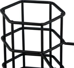 Relaxdays Make-up Kwastenhouder 3 Vakken - Pennenbakje Metaal - Pennenhouder - Cosmetica - Zwart -GlowBelle Verkoopwinkel 1200x1103 4