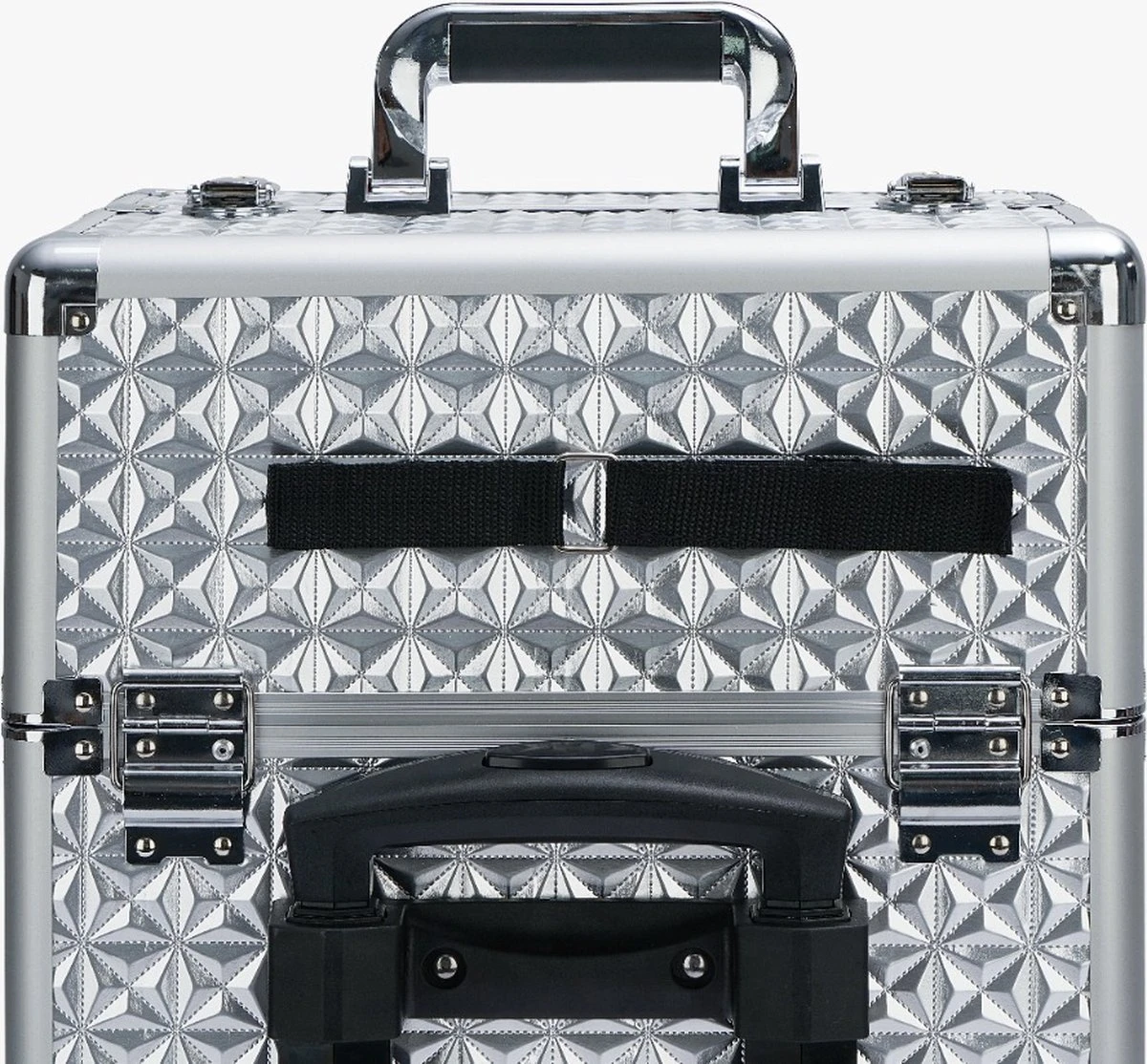 Beauty Koffer Zilver | Beautycase / Beautykoffer / Trolley Van Aluminium - 8 Wielen - Kapper Koffer - Tattoo Koffer - Nagel Koffer - Make-up Koffer 5 Beauty Koffer Zilver | Beautycase / Beautykoffer / Trolley Van Aluminium - 8 Wielen - Kapper Koffer - Tattoo Koffer - Nagel Koffer - Make-up Koffer - Afbeelding 5