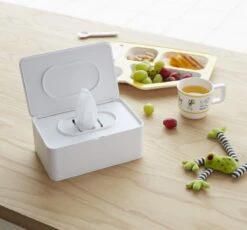 Yamazaki Bakje Voor Vochtige Doekjes - Wit - Met Deksel -GlowBelle Verkoopwinkel 1200x1115 11