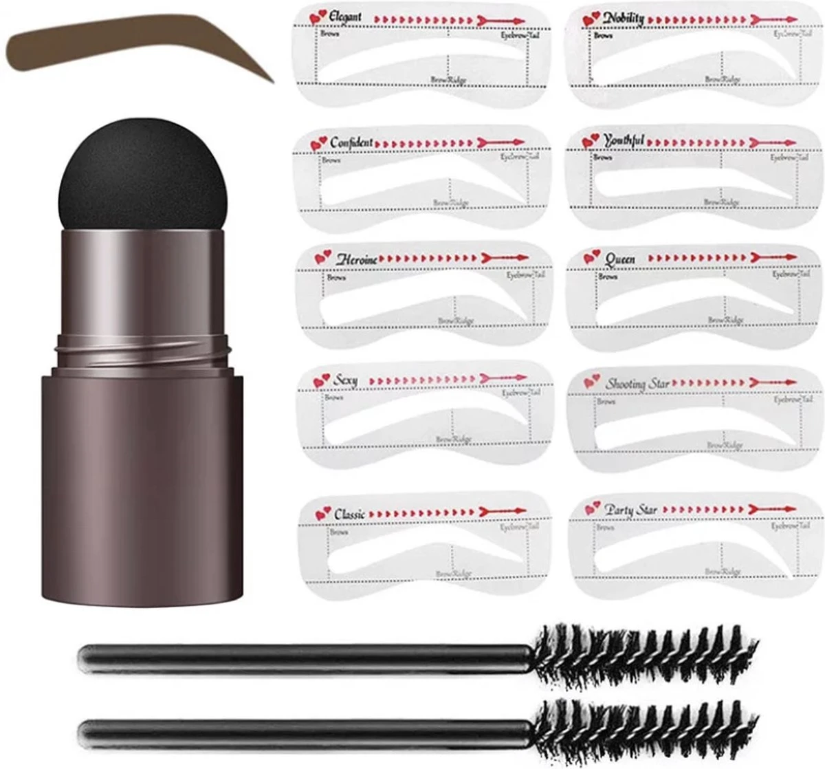 Kopari Wenkbrauw Stempel - Wenkbrauw Stempel - Make Up Inclusief Sjablonen - Eyebrow Stamp - Stempelset - Brow Stamp - Wenkbrauw Sjabloon 7 Kopari Wenkbrauw Stempel - Wenkbrauw Stempel - Make Up Inclusief Sjablonen - Eyebrow Stamp - Stempelset - Brow Stamp - Wenkbrauw Sjabloon - Afbeelding 7