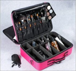VDD Visagie Make Up Koffer - Make Up Cosmetica Tas - Beauty Case - Reiskoffer - Groot 41 X 31 X 14 Cm -GlowBelle Verkoopwinkel 1200x1120 2