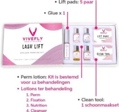 Vivefly Healthcare Wimperlifting Set - Complete Kit Voor Wimper- En Wenkbrauw Lifting - Extra Sterke Lijm - 25-delig - Wimperlift - Lash Lift Kit - Wimperserum - Wimpers Krullen - Brow Lamination - Geschikt Voor Professioneel Gebruik -GlowBelle Verkoopwinkel 1200x1121 1
