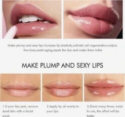 Natuurlijke Lip Plumper| Gember Extract & Vitamine E - Vollere Lippen - Lip Care - Lip Filler - Full Lips - Volume Van Je Lippen- Herstellende Lippen- Lipgloss Intense- Lip Maximizer - Mint Extract & Vitamine E- Selfcare - Extreme Lipgloss -GlowBelle Verkoopwinkel 1200x1121