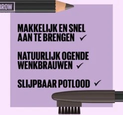 Maybelline New York - Express Brow Shaping Pencil - 05 Deep Brown - Bruin Wenkbrauwpotlood En Borstel 13 Maybelline New York - Express Brow Shaping Pencil - 05 Deep Brown - Bruin Wenkbrauwpotlood En Borstel -GlowBelle Verkoopwinkel 1200x1121 4
