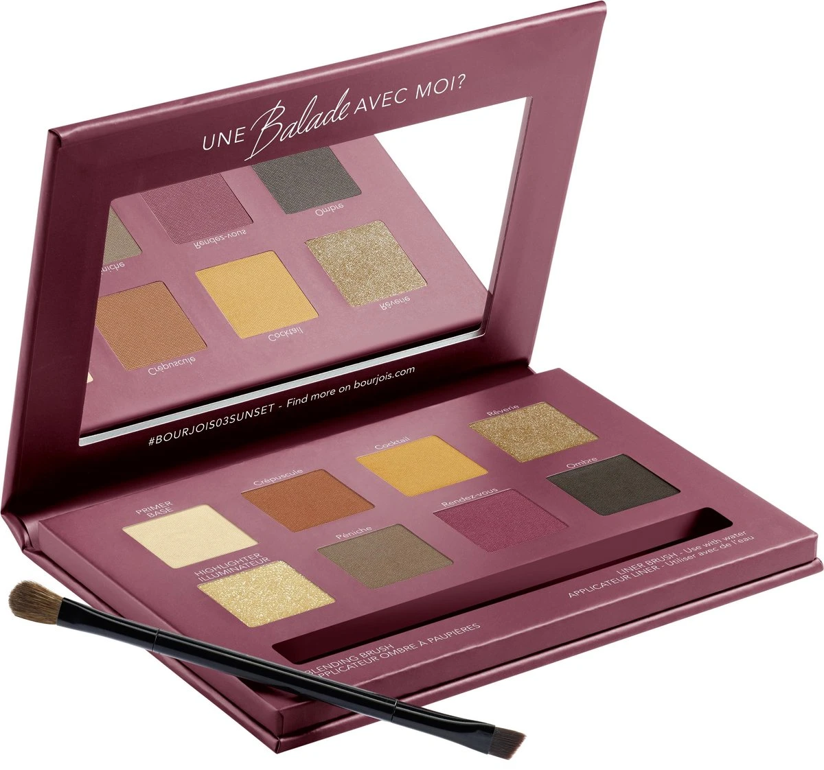 Bourjois Beau Regard Oogschaduw Palette - 03 Quai De Seine Sunset Edition 19 Bourjois Beau Regard Oogschaduw Palette - 03 Quai De Seine Sunset Edition - Afbeelding 19