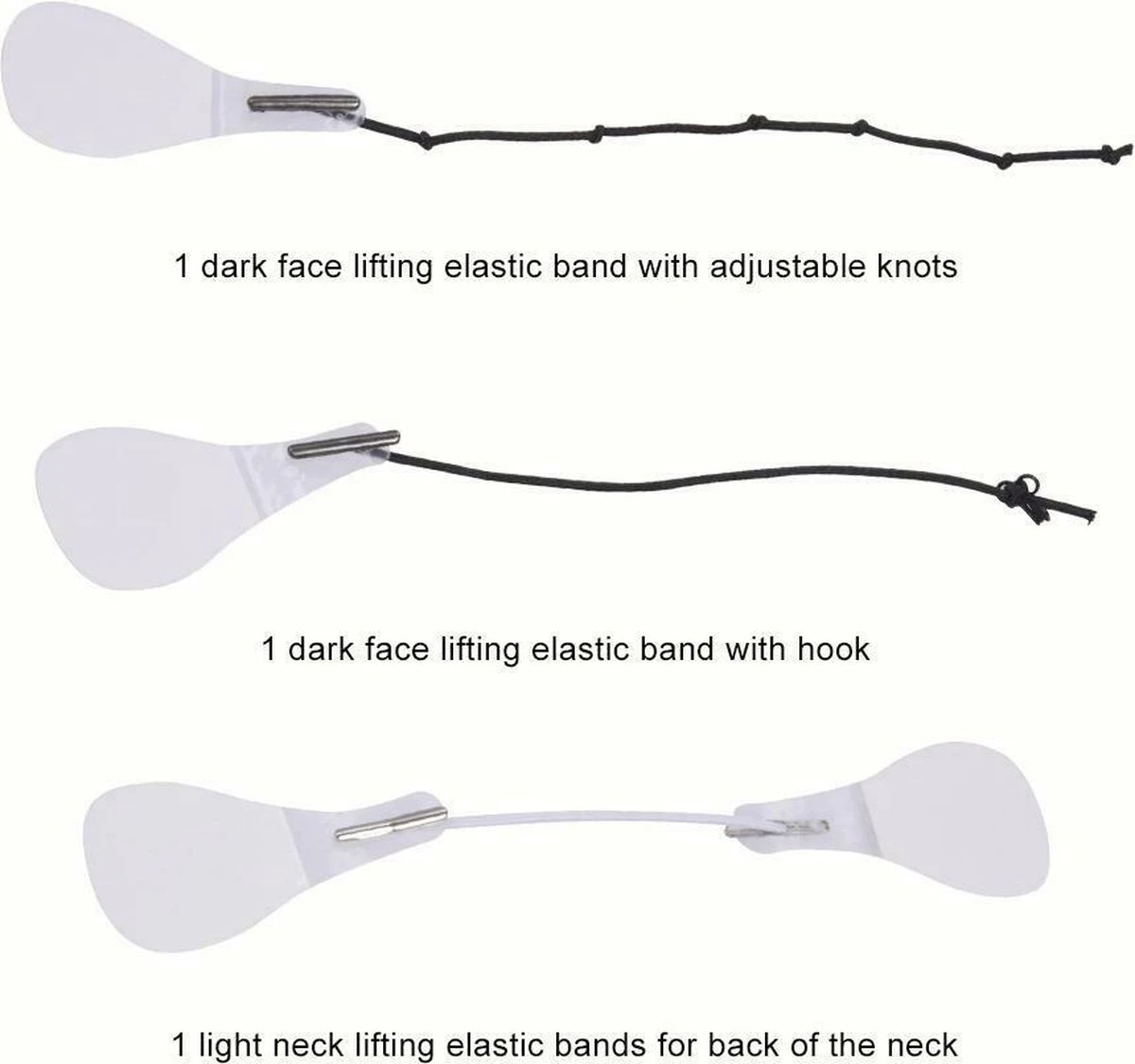 Facelift Tape - Face Tape - Gezicht Tape - Face Tape Lift - Beauty Tape - Facelift Tape Met Elastiek - 40 Stickers + 3 Verschillende Touwtjes 3 Facelift Tape - Face Tape - Gezicht Tape - Face Tape Lift - Beauty Tape - Facelift Tape Met Elastiek - 40 Stickers + 3 Verschillende Touwtjes - Afbeelding 3