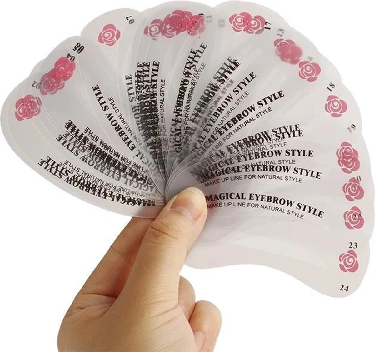 LOUZIR Wenkbrauw Sjablonen Set - 24 Stuks - Wenkbrauw Tekenen 5 LOUZIR Wenkbrauw Sjablonen Set - 24 Stuks - Wenkbrauw Tekenen - Afbeelding 5
